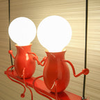Lumendat Contemporary Creative Iron Children's Ball 2-Light Wall Sconce Lamp For Bedroom Lumendat