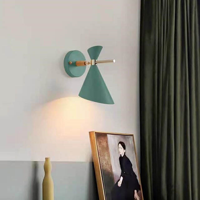 Nordic Simple Horn Shade 1-Light Wall Sconce Lamp Lumendat