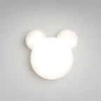 Lumendat Cartoon Minimalist Bear Shape LED Wall Sconce Lamp Lumendat