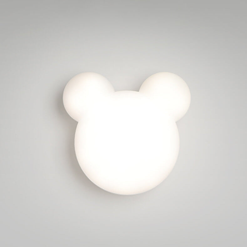 Lumendat Cartoon Minimalist Bear Shape LED Wall Sconce Lamp Lumendat