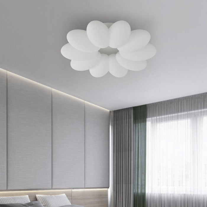 Lumendat Modern Minimalist PVC Floral Shape LED Kids Flush Mount Ceiling Light Lumendat
