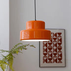 Contemporary Scandinavian Double Round Iron 1-light Pendant Light for Living Room BulbSquare