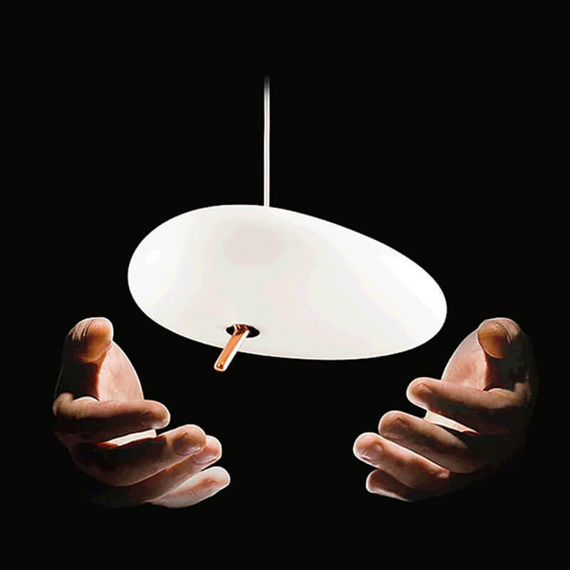 Contemporary Nordic Iron Pebbles LED Pendant Light for Bedroom
