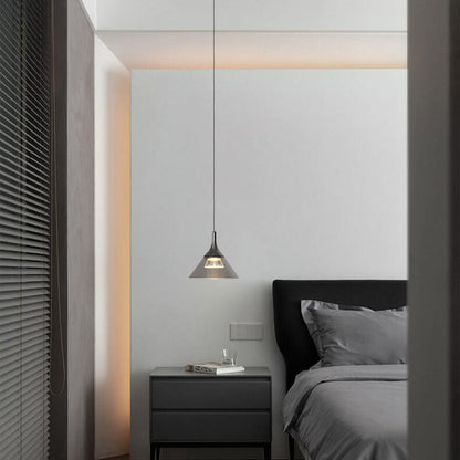 Nordic Creative Cone Aluminum Acrylic LED Pendant Light