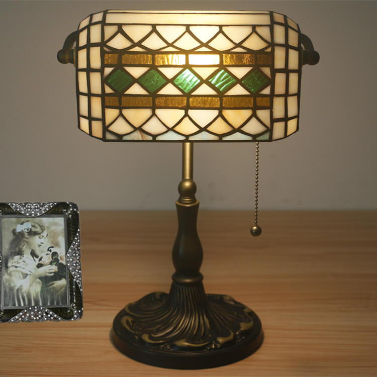 European Vintage Tiffany 1-Light Table Lamp Lumendat