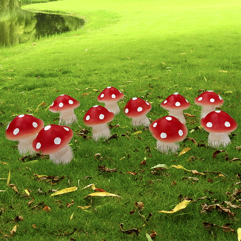 Modern Creative Mushroom Solar LED Outdoor Waterproof Garden Light String Lumendat