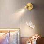 Nordic Light Luxury Butterfly Spotlight Design LED Wall Sconce Lamp