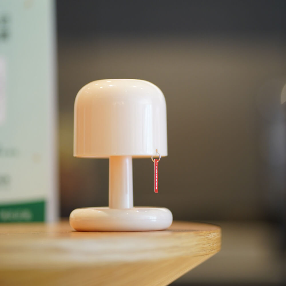 Modern Minimalist Decorative Mushroom Plastic USB LED Table Lamp Lumendat