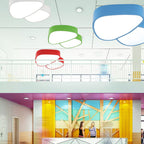 Modern Art Deco Kids Iron Acrylic Mushroom LED Flush Mount Ceiling Light For Bedroom