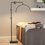 Modern Minimalist Half-Moon Iron Retractable LED Standing Floor Lamp Lumendat