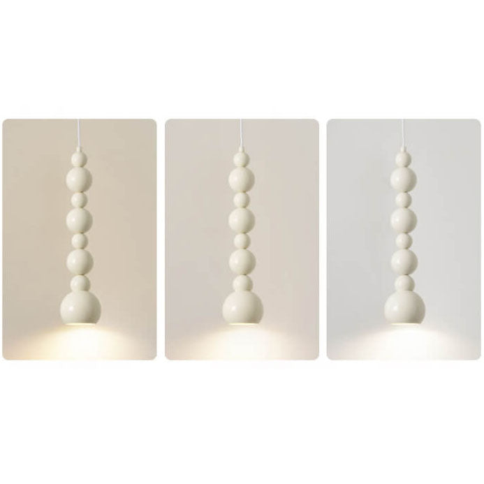 Creative Cream Style Iron Gourd Skewers 4/8-light Chandelier BulbSquare