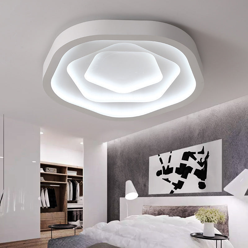 Modern Romantic Rose Shape LED Flush Mount Light Ceiling Light