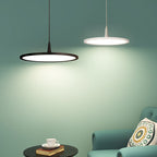 Modern Minimalist Aluminum Round Shape LED Pendant Light for Dining Room BulbSquare