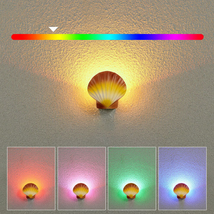 Outdoor Creative Shell Design Aluminum LED Waterproof Wall Sconce Lamp Lumendat