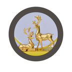 Nordic Creative Circle Deer USB LED Night Light Table Lamp Lumendat