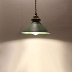 Contemporary Industrial Cone Iron Copper 1-light Pendant Light for Living Room BulbSquare