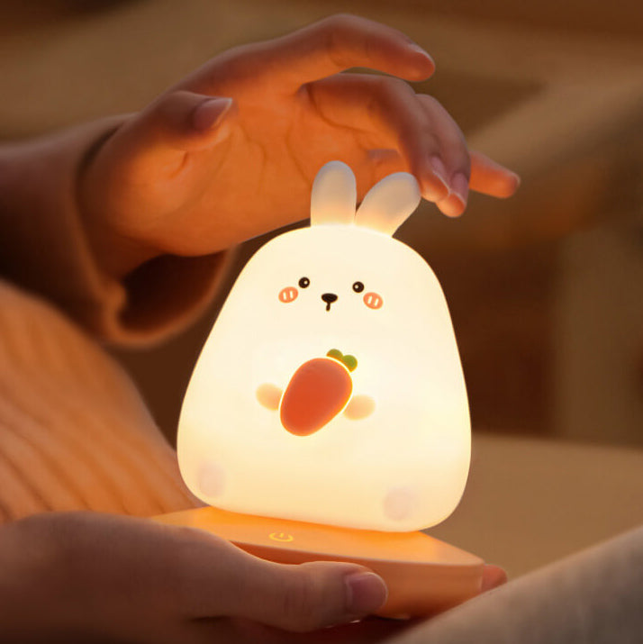 Creative Silicone Animal USB Rechargeable Night Light Decorative Table Lamp Lumendat