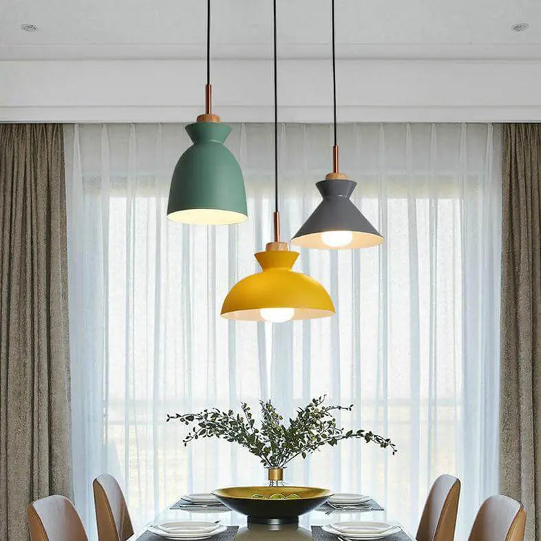 Nordic Macaron Metal 3-light Chandelier Lumendat