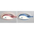 Lumendat Cartoon Creative Dolphin Circle LED Kids Flush Mount Ceiling Light Lumendat