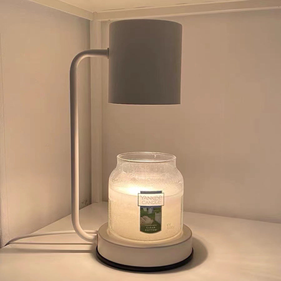 Contemporary Nordic Iron Cylinder Shade 1-Light Melting Wax Table Lamp For Study Lumendat