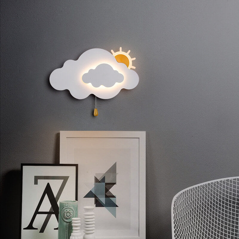 Lumendat Cartoon Creative Clouds Acrylic LED Wall Sconce Lamp Lumendat