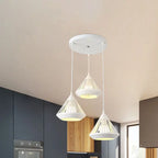 Modern Minimalist Iron Hollow Diamond Shape 1/3-light Island Light Chandelier Lumendat