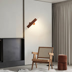 Modern Minimalist Rectangular Bar Aluminum Acrylic Rotatable LED Wall Sconce Lamp For Living Room Lumendat
