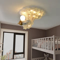 Modern Creative Spray Airplane Cotton 1/3/5-light Kids Flush Mount Ceiling Light
