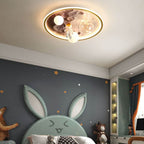 Lumendat Cartoon Childlike Creative Spaceman Design LED Flush Mount Light Lumendat