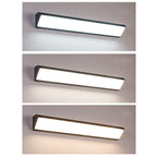 Modern Minimalist Aluminum Acrylic Waterproof Long Outdoor Indoor LED Wall Sconce Lamp