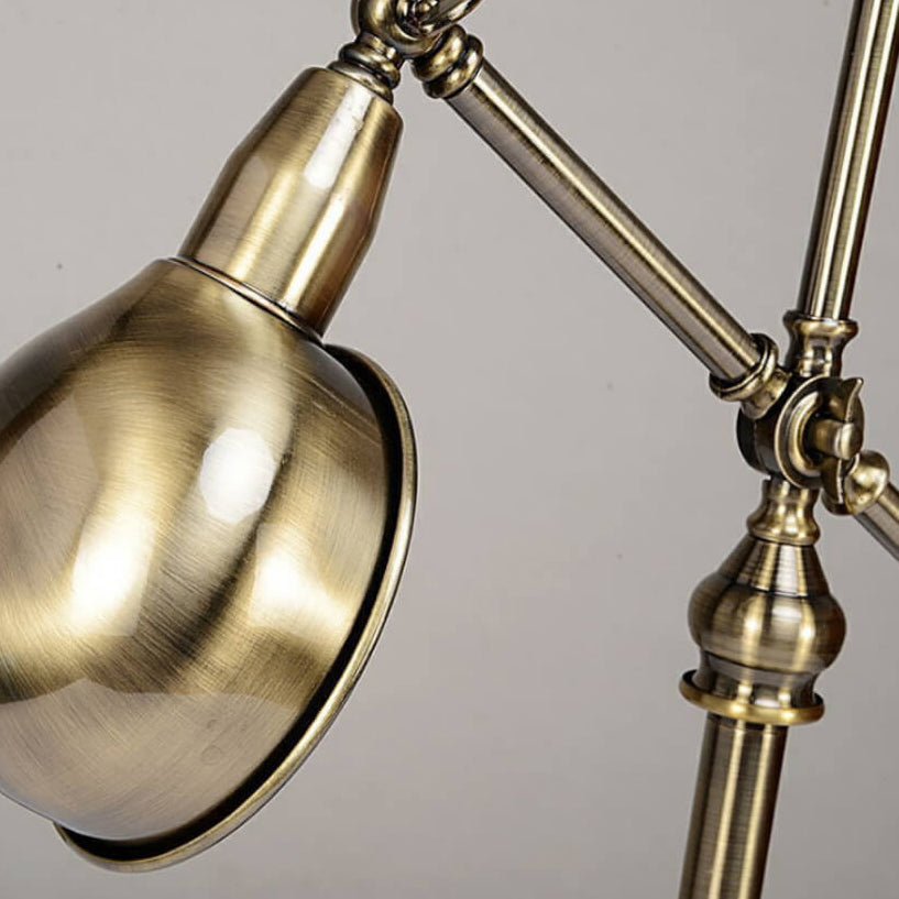 Simple Industrial Iron Eye Protection 1-Light Table Lamp Lumendat