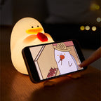 Creative Cartoon Silicone Duck Pat LED Night Light Table Lamp Lumendat