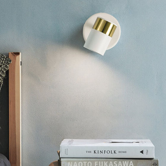Modern Light Luxury Cylindrical 1-Light Wall Sconce Lamp Lumendat