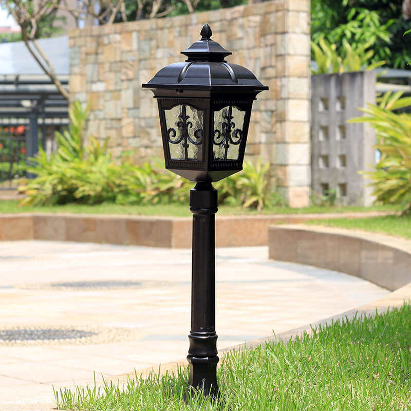 Industrial Waterproof Square Arrow Flower 1-Light Outdoor Lawn Landscape Light Lumendat