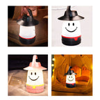 Creative Smiley Lantern Outdoor Camping LED Decorative Table Lamp Lumendat