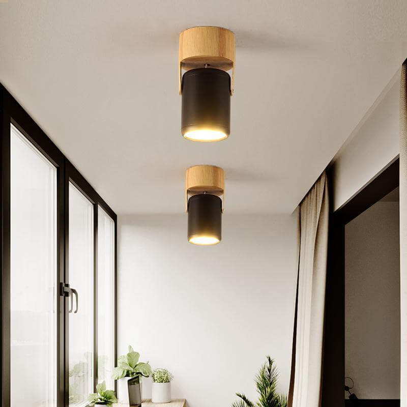 Modern Minimalist Hardware Long Spotlight Track Light 1/3 Light LED Flush Mount Ceiling Light For Living Room & Bedroom Lumendat