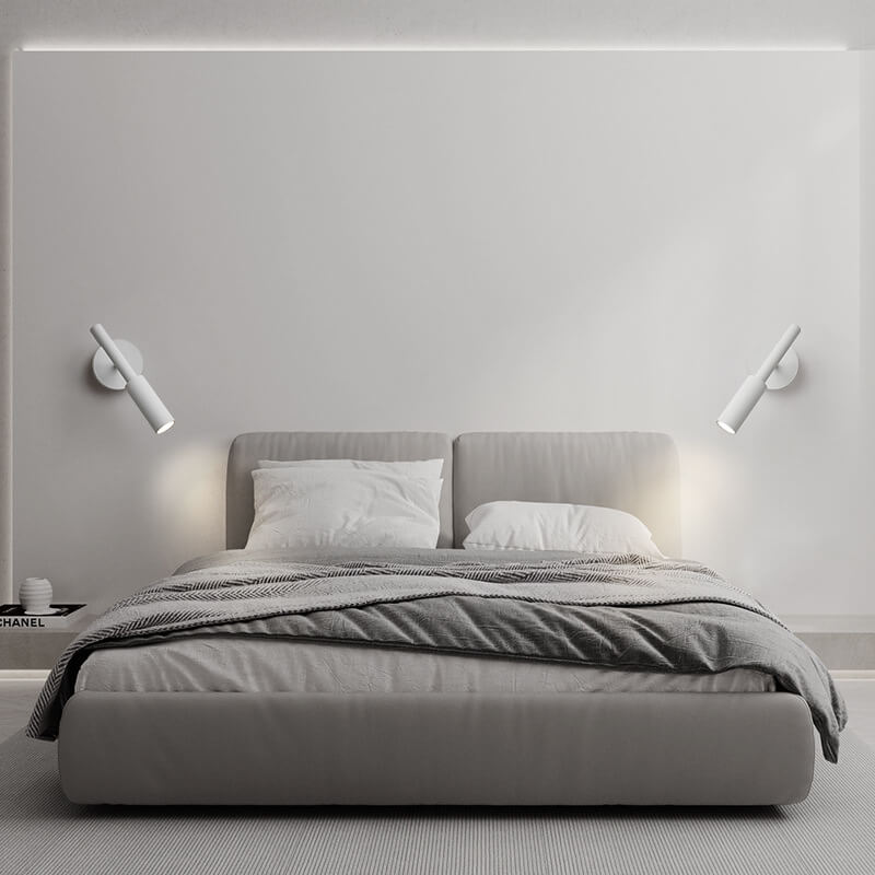 Minimalist Spotlight Rotatable LED Semi-Flush Mount Ceiling Light Lumendat