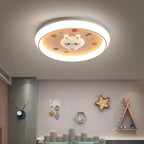 Lumendat Modern Cartoon Rabbit Children's Iron LED Flush Mount Ceiling Light Lumendat