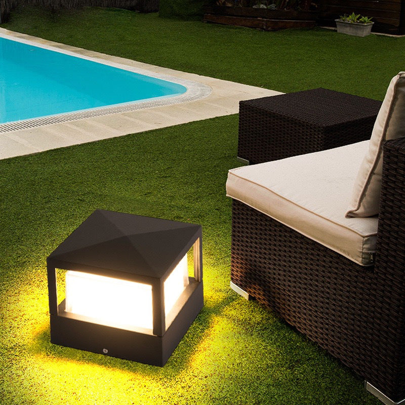 Industrial Waterproof Aluminum Cylinder LED Outdoor Lawn Landscape Light Lumendat