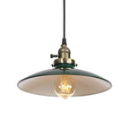 Industrial Iron Multicolor Bowl 1-light Pendant Light BulbSquare