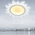 Creative Cartoon Smiley Sun LED Flush Mount Ceiling Light Lumendat