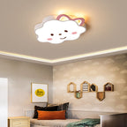 Lumendat Cartoon Creative Clouds Cat Ears LED Flush Mount Ceiling Light Lumendat