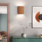 Contemporary Nordic Resin Tiles 2-Light Wall Sconce Lamp For Bedroom