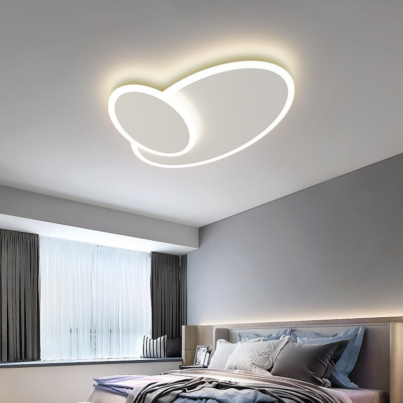 Lumendat Modern Creative Minimalist Wrought Iron Geometric LED Flush Mount Ceiling Light Lumendat