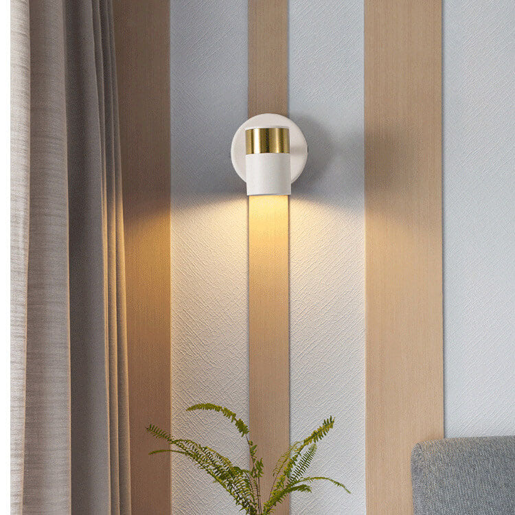 Modern Light Luxury Cylindrical 1-Light Wall Sconce Lamp Lumendat