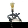 Industrial Plumbing Guitar Robot 1-Light Table Lamp Lumendat