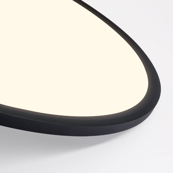 Modern Minimalist Aluminum Round Shape LED Pendant Light for Dining Room BulbSquare