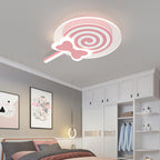 Lumendat Creative Childlike Cartoon Lollipop Design LED Flush Mount Light Lumendat