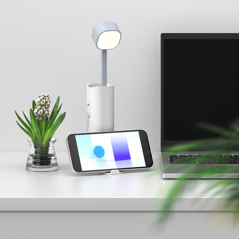 Creative Small Retractable Power Bank Flashlight LED Table Lamp Lumendat