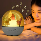 Lumendat Creative Carousel Octavo Bluetooth Kids Night Light Table Lamp Lumendat